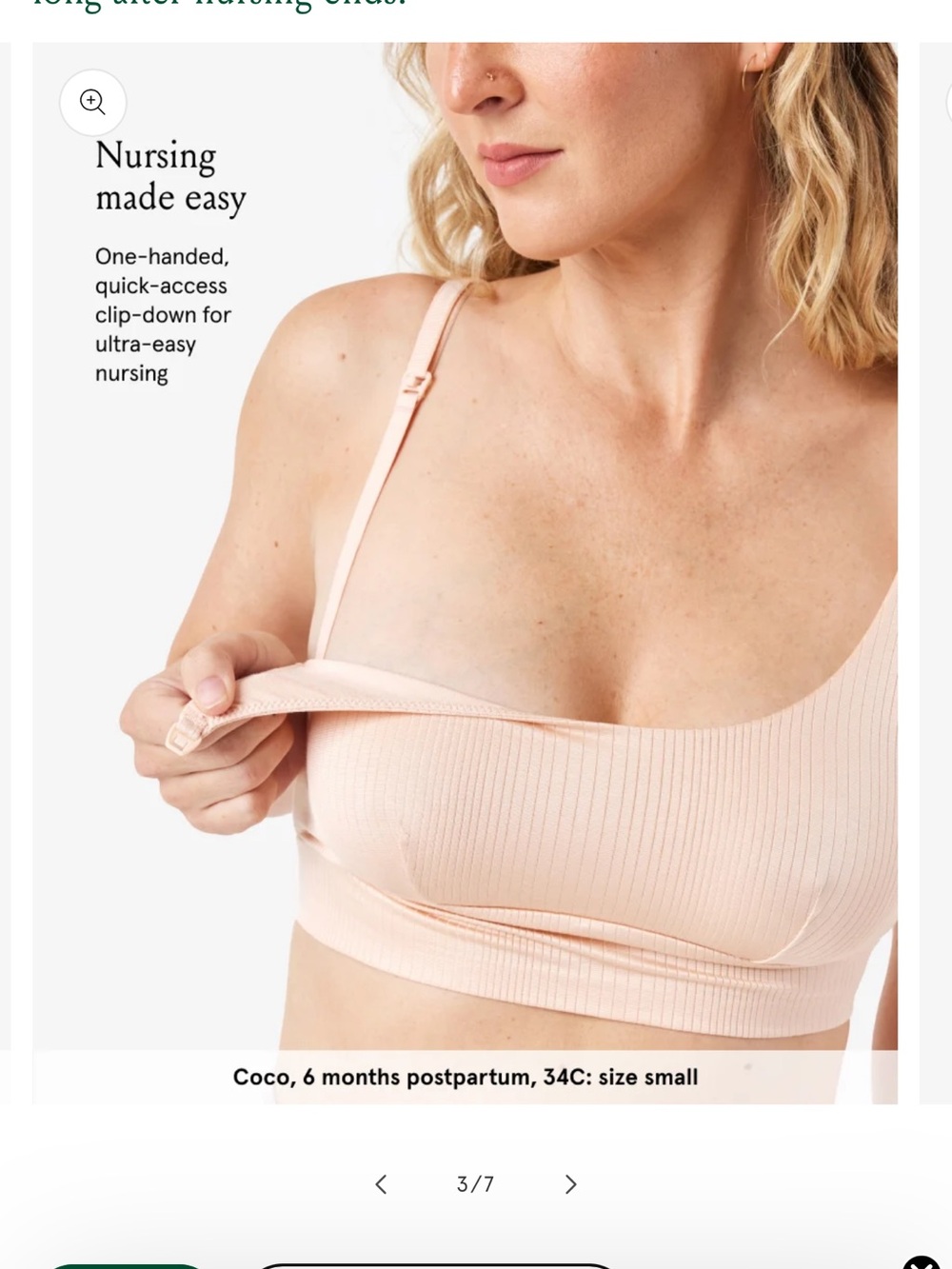 Bodily The Everything Nursing Bra L